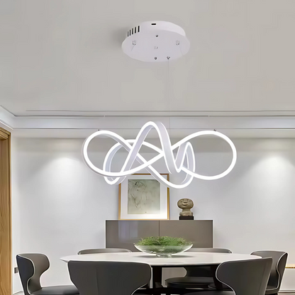 Függesztett LED-es csillár távirányítóval INFINITY HALO 69W, hideg/meleg/semleges fény, szabályozható, fehér, állítható magasságú LED-csillárok távirányítóval Alapértelmezett cím Alessandro Design