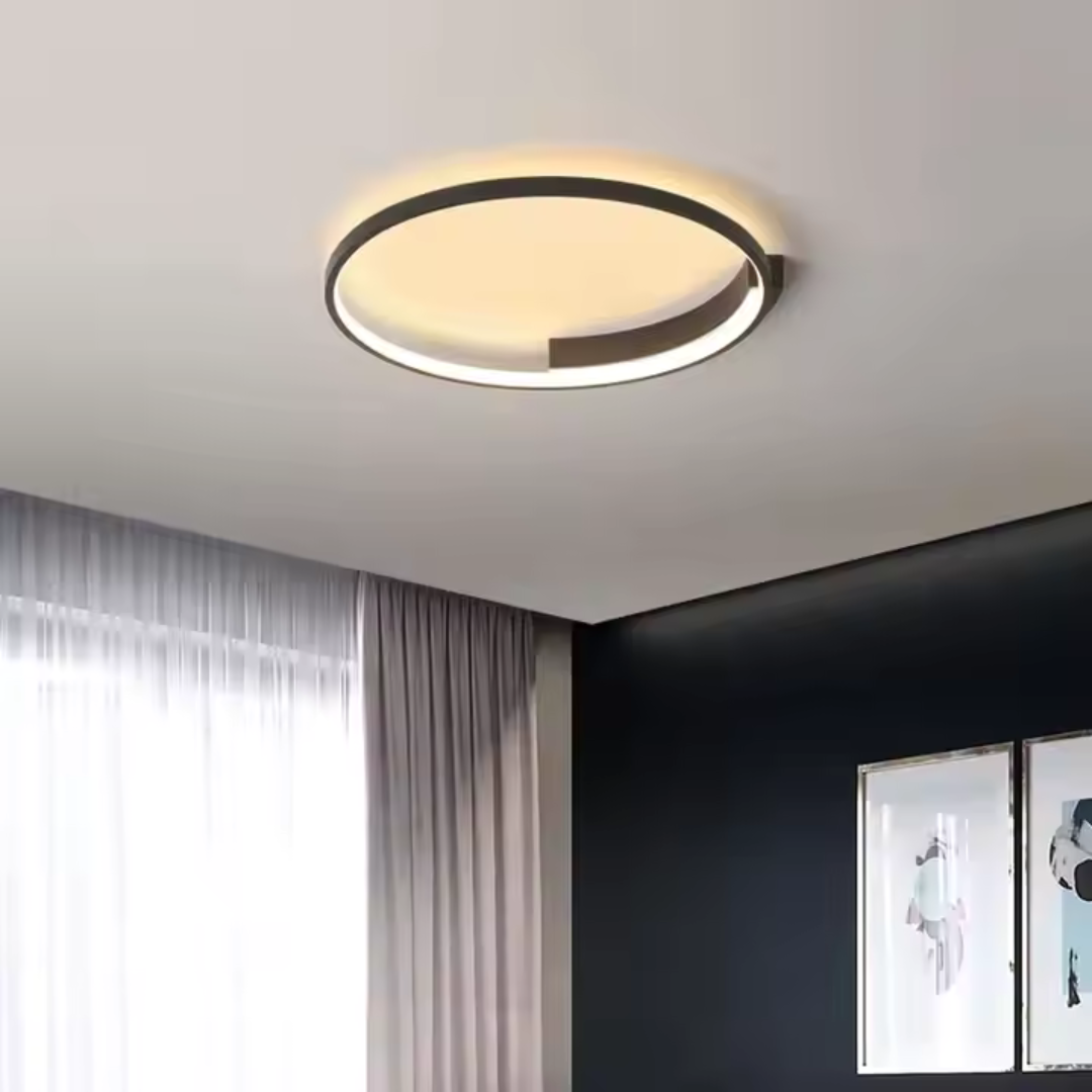 Lustra LED cu telecomanda LETIZIA 34W, Rotunda, lumina Rece/Calda/Neutra, Dimabila, Negru Lustre LED cu Telecomanda Default Title Alessandro Design