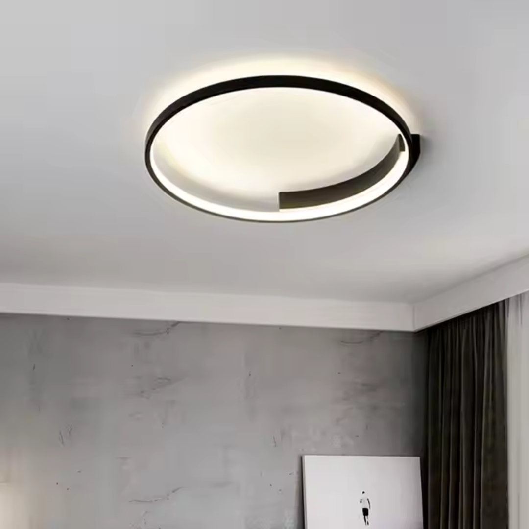 Lustra LED cu telecomanda LETIZIA 34W, Rotunda, lumina Rece/Calda/Neutra, Dimabila, Negru Lustre LED cu Telecomanda Default Title Alessandro Design