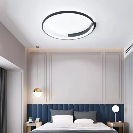 Lustra LED cu telecomanda LETIZIA 34W, Rotunda, lumina Rece/Calda/Neutra, Dimabila, Negru Lustre LED cu Telecomanda Default Title Alessandro Design