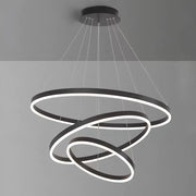 LED függő csillár PAGANO 95W, hideg/meleg/semleges fény, fekete, állítható magasságú modern csillárok alapértelmezett cím Alessandro Design