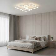 Lustra LED cu telecomanda ZOE, 60W, 3 Patrate, lumina Rece/Calda/Neutra, Dimabila, Alb Lustre LED cu Telecomanda Default Title Alessandro Design