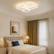 Lustra LED cu telecomanda ZOE, 60W, 3 Patrate, lumina Rece/Calda/Neutra, Dimabila, Alb Lustre LED cu Telecomanda Default Title Alessandro Design