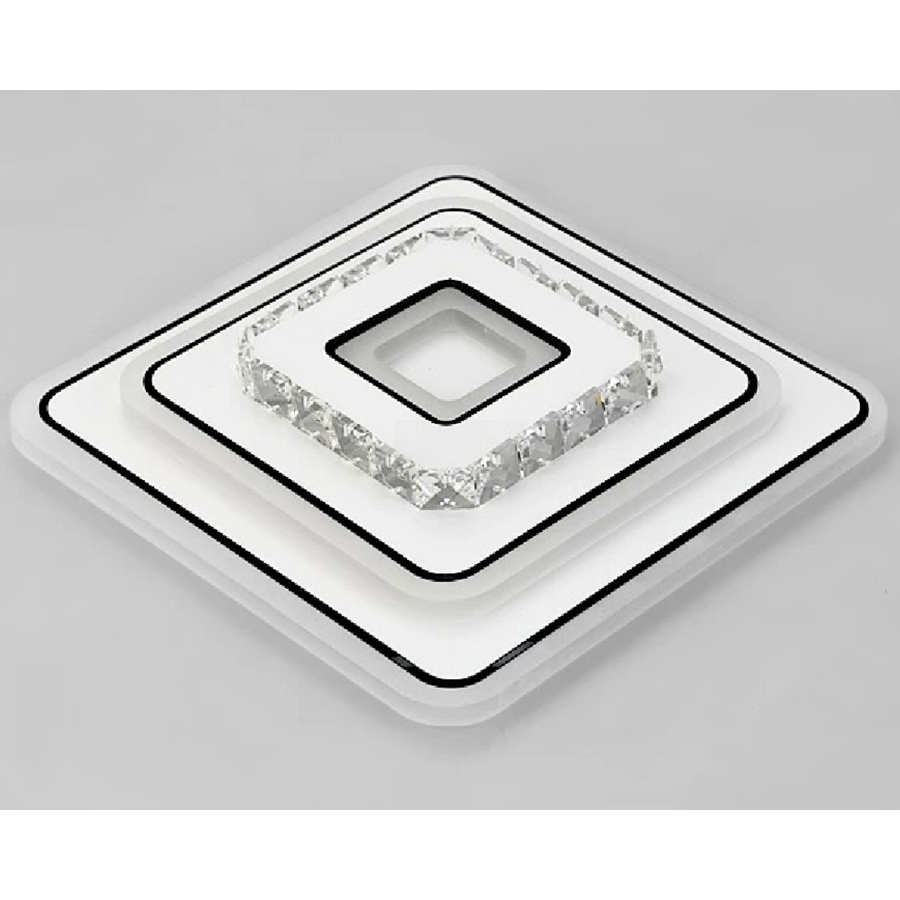LED kristálycsillár ARABELA 40W, hideg/meleg/semleges fény, fehér LED csillárok alapértelmezett cím Alessandro Design