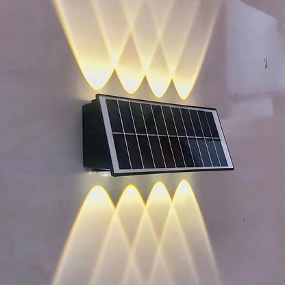 Aplica LED Exterior Solaris, 8 Surse de lumina, Lumina Calda, Negru Aplice de Exterior Default Title Alessandro Design