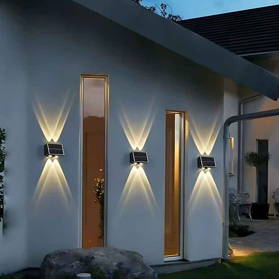 Aplica LED Exterior Solaris, 4 Surse de lumina, Lumina Calda, Negru Aplice de Exterior Default Title Alessandro Design