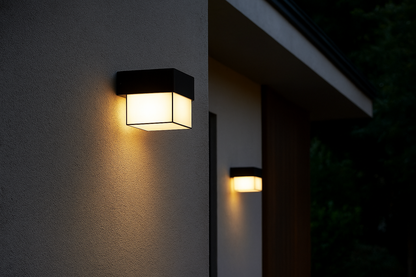 Aplica LED Exterior AMIRA, 1 Sursa de lumina, Lumina Calda, Negru Aplice de Exterior Default Title Alessandro Design