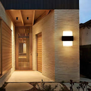 Aplica LED Exterior AMIRA, 8W, 2 Surse de lumina, Lumina Calda, Negru Aplice de Exterior Default Title Alessandro Design