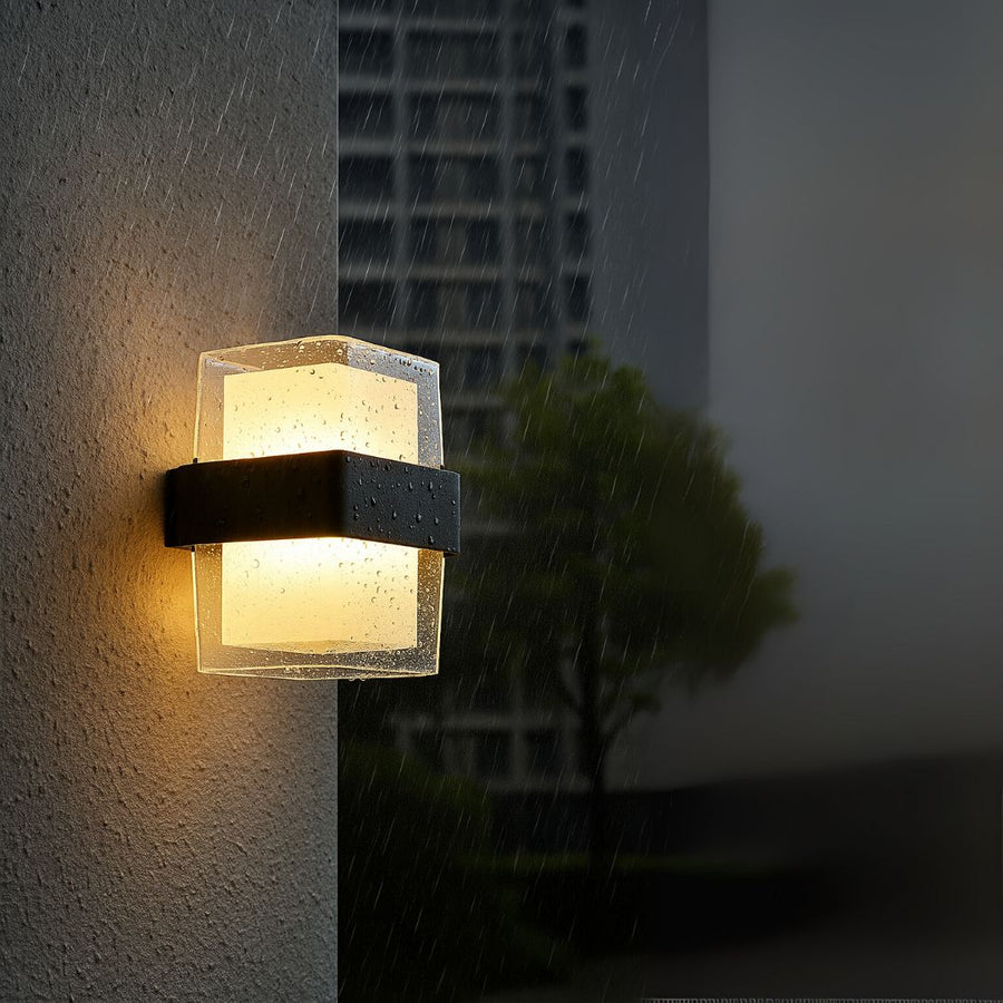 Aplica LED Exterior AMIRA, 8W, 2 Surse de lumina, Lumina Calda, Negru Aplice de Exterior Default Title Alessandro Design