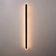 Mack kültéri LED fali lámpa, hossz 120 cm, 16 W, IP65, fém, lineáris, fekete kültéri fali lámpák alapértelmezett cím Alessandro Design