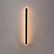 Mack kültéri LED fali lámpa, hossz 90 cm, 10 W, IP65, fém, lineáris, fekete kültéri fali lámpák alapértelmezett cím Alessandro Design