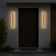 SUHA kültéri LED fali lámpa, hossz 50 cm, 6 W, IP65, fém, lineáris, fehér kültéri fali lámpák alapértelmezett cím Alessandro Design