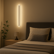 SUHA kültéri LED fali lámpa, hossz 50 cm, 6 W, IP65, fém, lineáris, fehér kültéri fali lámpák alapértelmezett cím Alessandro Design