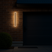 SUHA kültéri LED fali lámpa, hossz 50 cm, 6 W, IP65, fém, lineáris, fehér kültéri fali lámpák alapértelmezett cím Alessandro Design