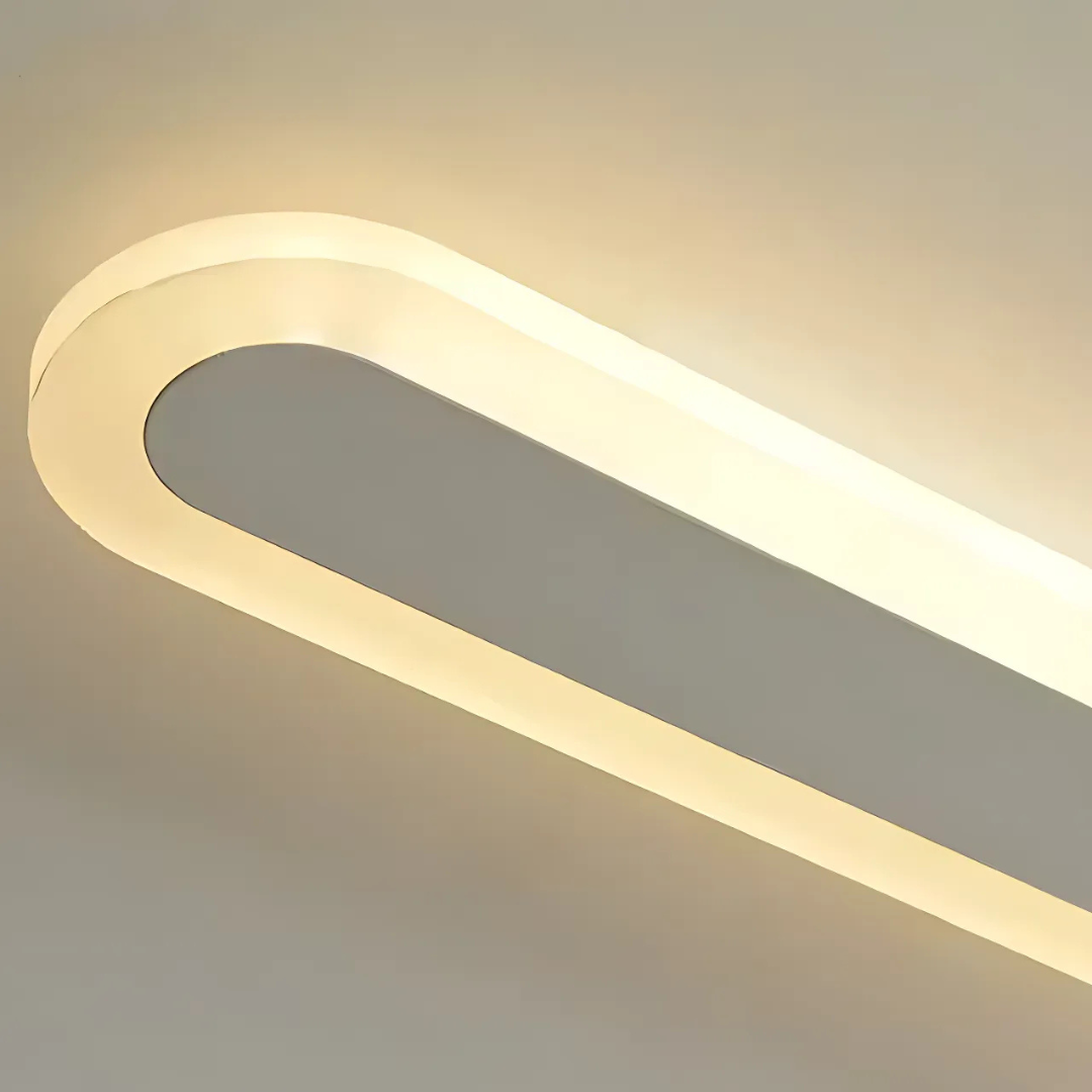SUHA kültéri LED fali lámpa, hossz 50 cm, 6 W, IP65, fém, lineáris, fehér kültéri fali lámpák alapértelmezett cím Alessandro Design