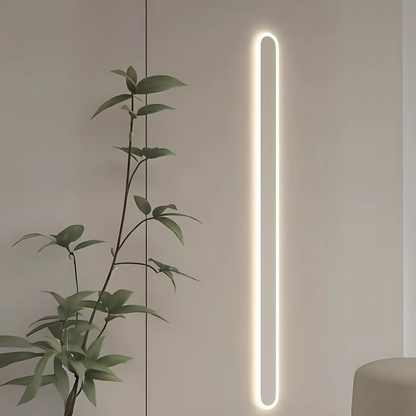 SUHA kültéri LED fali lámpa, hossz 60 cm, 8 W, IP65, fém, lineáris, fehér kültéri fali lámpák alapértelmezett cím Alessandro Design