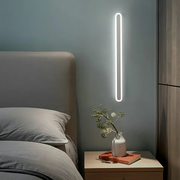 SUHA kültéri LED fali lámpa, hossz 60 cm, 8 W, IP65, fém, lineáris, fehér kültéri fali lámpák alapértelmezett cím Alessandro Design