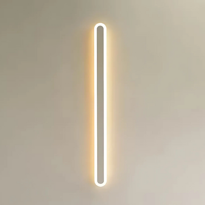 SUHA kültéri LED fali lámpa, hossz 60 cm, 8 W, IP65, fém, lineáris, fehér kültéri fali lámpák alapértelmezett cím Alessandro Design