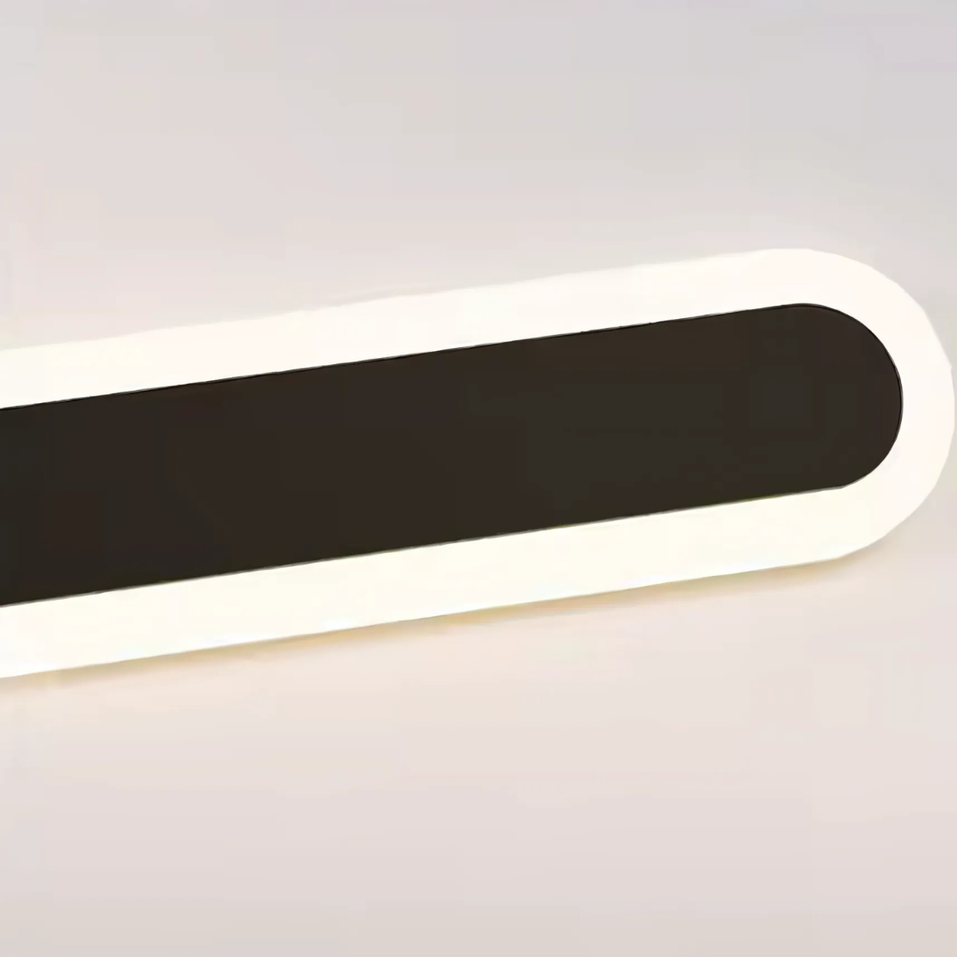 SUHA kültéri LED fali lámpa, hossz 70 cm, 10 W, IP65, fém, lineáris, fekete kültéri fali lámpák alapértelmezett cím Alessandro Design