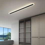 SUHA kültéri LED fali lámpa, hossz 90 cm, 13 W, IP65, fém, lineáris, fekete kültéri fali lámpák alapértelmezett cím Alessandro Design