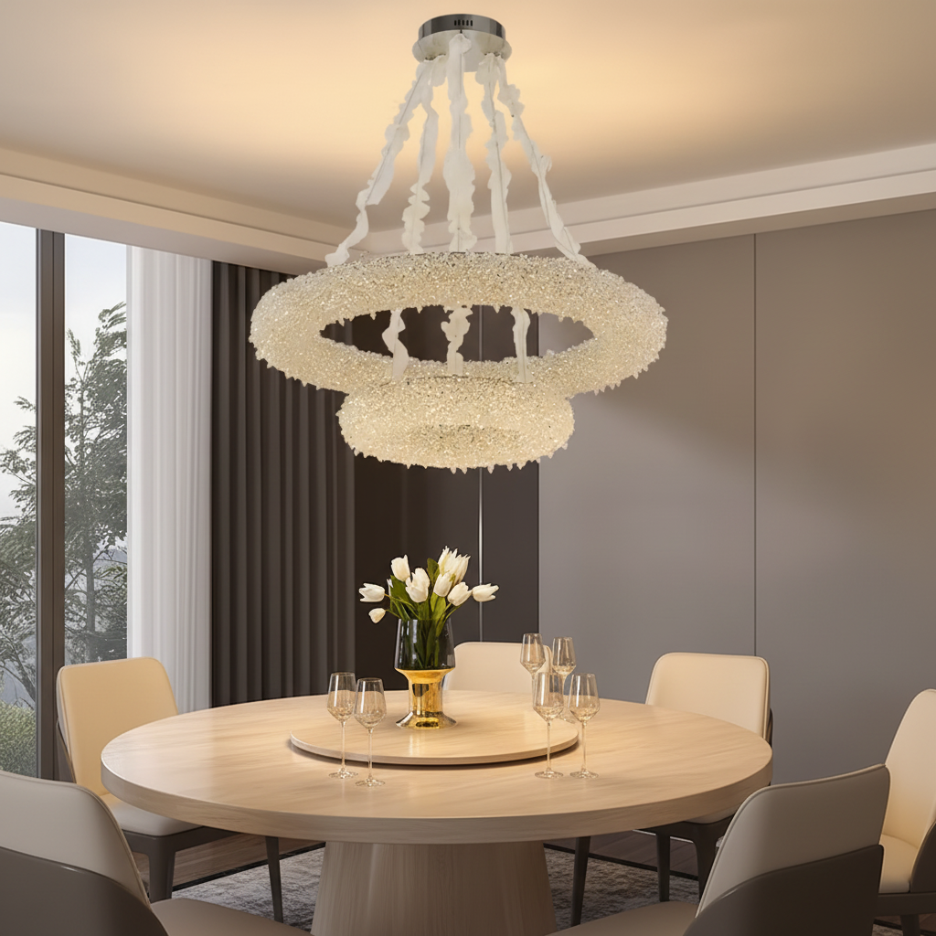 Candelabru Cristal cu Telecomanda, PRAGA Imperio, 78W, Diametru 71cm, Lumina Rece/Calda/Neutra, Auriu, Inaltime Reglabila Lustre LED cu Telecomanda Default Title Alessandro Design