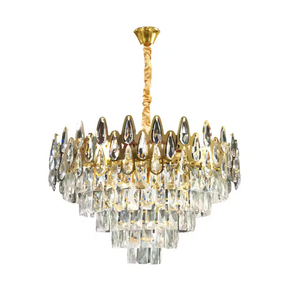 Kristály csillár ALHAMBRA Eleganza 8x E14, átmérő 50 cm, fényes arany, állítható magasságú kristálycsillár Alapértelmezett cím Alessandro Design