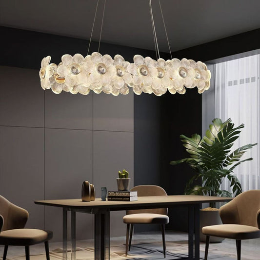 Candelabru Cristal Cadenza Allegro, 80W, Lumina Calda/Neutra/Rece, Inaltime reglabila, Auriu Candelabre Cristal Default Title Alessandro Design