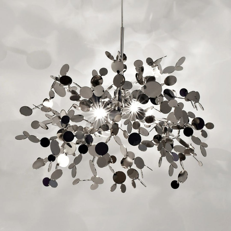 Modern kandeláber, CAPRICIO Allegro, 2xE14, átmérő 40 cm, fényes króm, állítható magasságú modern kandeláberek, alapértelmezett cím Alessandro Design