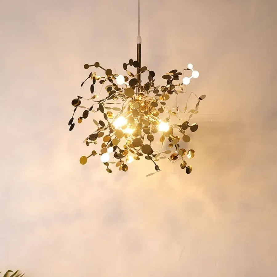Modern kandeláber, CAPRICIO Allegro, 2xE14, átmérő 40 cm, arany, állítható magasságú Modern kandeláber Alapértelmezett cím Alessandro Design