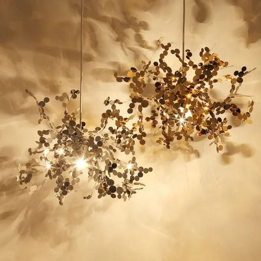 Modern kandeláber, CAPRICIO Allegro, 2xE14, átmérő 40 cm, arany, állítható magasságú Modern kandeláber Alapértelmezett cím Alessandro Design