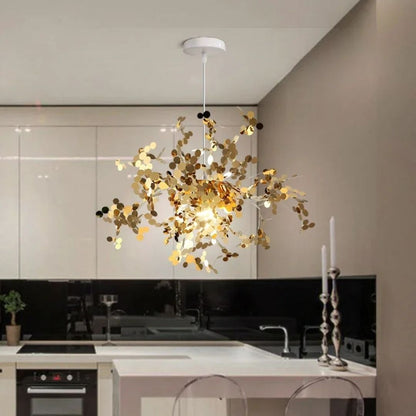 Modern kandeláber, CAPRICIO Allegro, 2xE14, átmérő 40 cm, arany, állítható magasságú Modern kandeláber Alapértelmezett cím Alessandro Design