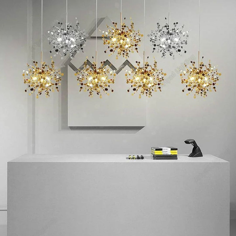 Modern kandeláber, CAPRICIO Allegro, 2xE14, átmérő 40 cm, arany, állítható magasságú Modern kandeláber Alapértelmezett cím Alessandro Design