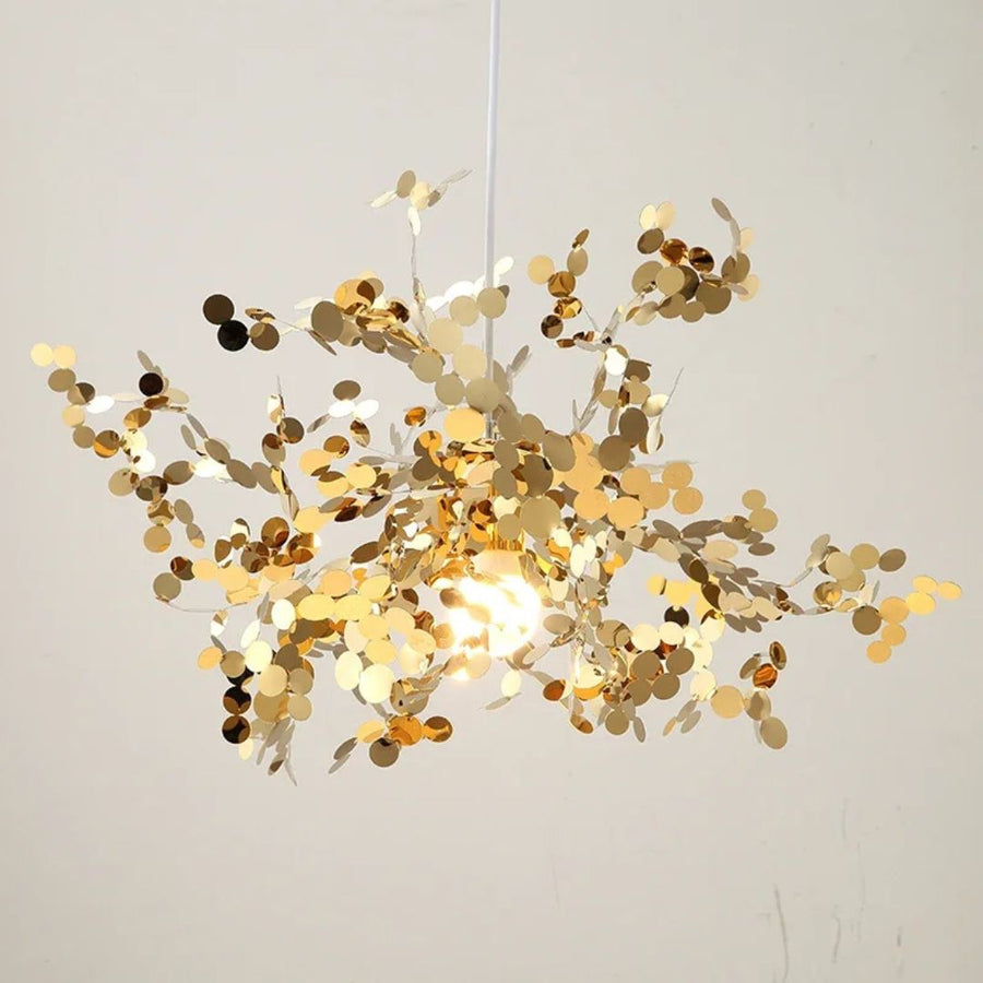 Modern kandeláber, CAPRICIO Allegro, 2xE14, átmérő 40 cm, arany, állítható magasságú Modern kandeláber Alapértelmezett cím Alessandro Design