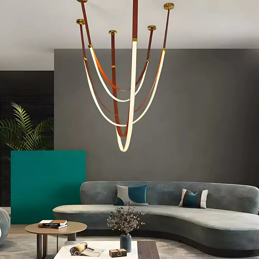 Candelabru Modern, LED, ARIA Largo, 34W, lumina Calda, Maro Candelabre Moderne Default Title Alessandro Design