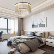 Függesztett LED-csillár távirányítóval ILLUMINA MAGNUS, 38W, hideg/meleg/semleges fény, szabályozható, ezüst Modern kandeláber Alapértelmezett cím Alessandro Design