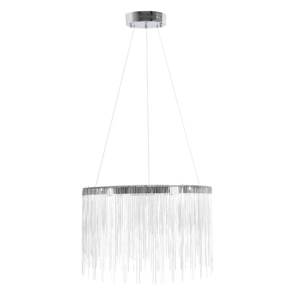 Függesztett LED-csillár távirányítóval ILLUMINA MAGNUS, 20W, hideg/meleg/semleges fény, szabályozható, ezüst Modern kandeláber Alapértelmezett cím Alessandro Design