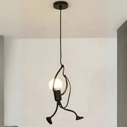 Lustra MODERNA, tip Pendul, FUNTASIA, Figurina, 1xE27, Inaltime Reglabila, Negru Lustre Industrial Default Title Alessandro Design