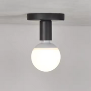 MODERNIST csillár, mono 1x E27, fekete, modern dizájn, fényes ipari alapcím Alessandro Design