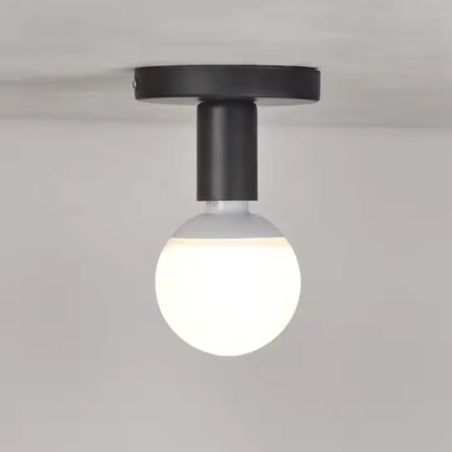 MODERNIST csillár, mono 1x E27, fekete, modern dizájn, fényes ipari alapcím Alessandro Design