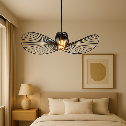 ELIAS függő csillár 60 cm, 1x E27, fém, állítható magasságú, fekete modern csillárok, alapértelmezett cím Alessandro Design