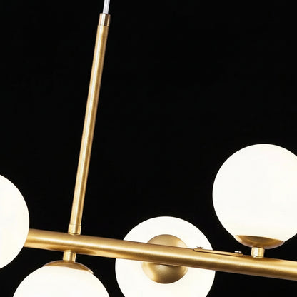 Lustra cu bec moderna LOFT Pavilion, 11x G9, Auriu, Metal, Inaltime Reglabila Lustre Moderne Default Title Alessandro Design