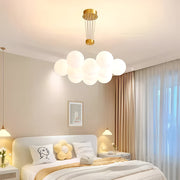 Lustra MODERNA LOFT Bagliore, Glob, 11xE27, Inaltime Reglabila, Auriu Lustre Moderne Default Title Alessandro Design