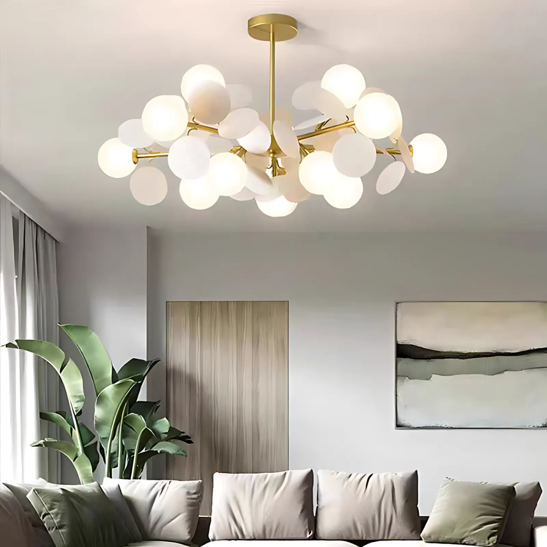 Függesztett csillár SVEN, 15x G9, fehér Modern csillárok Alapértelmezett cím Alessandro Design