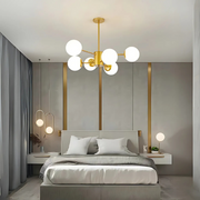 LOFT függő csillár, 6x E27, arany Modern csillárok Alapértelmezett cím Alessandro Design