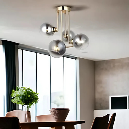MODUS modern izzócsillár, 4x E27, arany, fém Modern csillárok alapértelmezett cím Alessandro Design