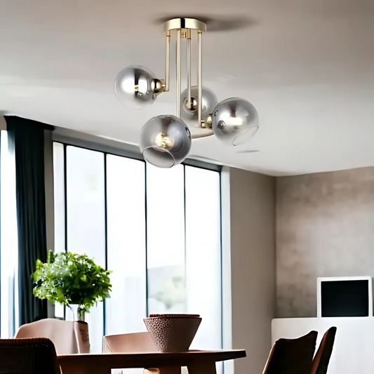 MODUS modern izzócsillár, 4x E27, arany, fém Modern csillárok alapértelmezett cím Alessandro Design