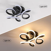 LED csillár VERTEX HELIX, 65W, hideg/meleg/semleges fény, fekete LED csillárok alapértelmezett cím Alessandro Design