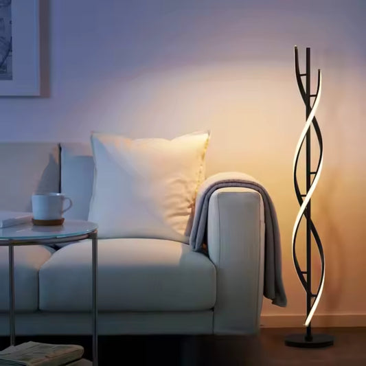 Upsilon LED lámpa, 27W, 3000K/4000K/6000K, fém és akril, fekete Veioze és alapértelmezett cím Alessandro Design