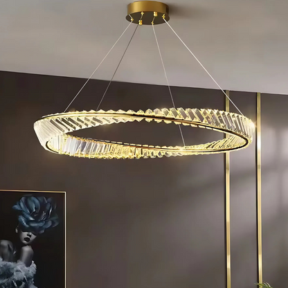 LED csillár távirányítóval és kristály LUIGI, 57W, hideg/meleg/semleges fény, szabályozható, arany LED-es csillárok távirányítóval Alapértelmezett cím Alessandro Design