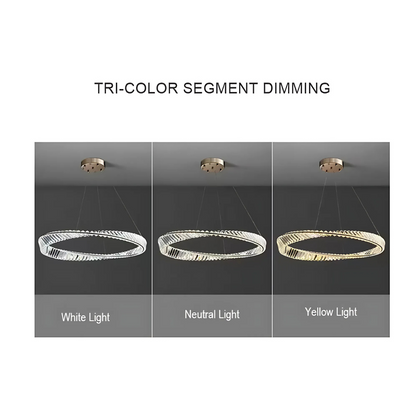 LED csillár távirányítóval és kristály LUIGI, 57W, hideg/meleg/semleges fény, szabályozható, arany LED-es csillárok távirányítóval Alapértelmezett cím Alessandro Design